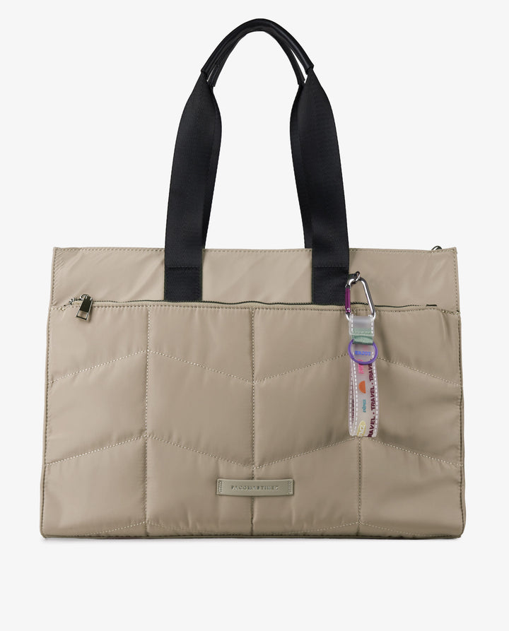 PORTADOCUMENTOS NYLON BEIGE