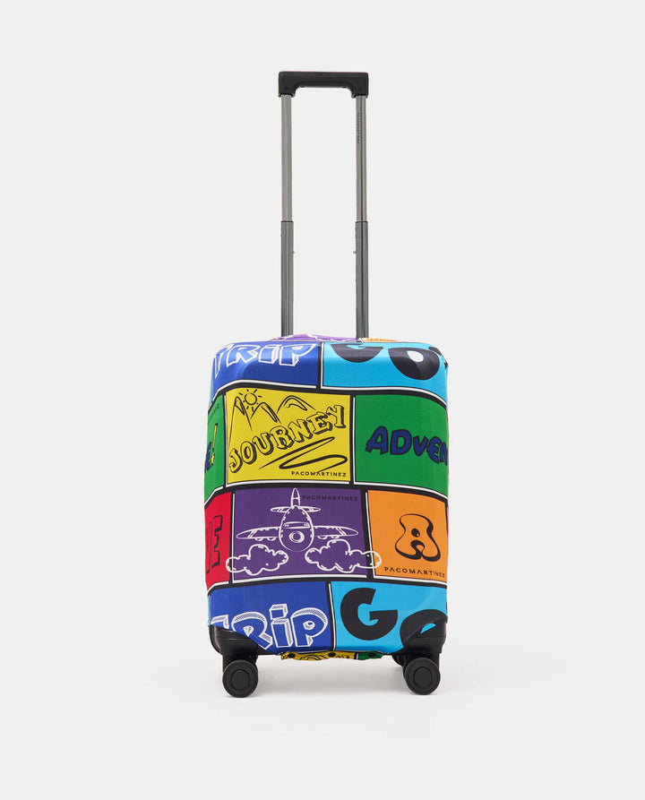 BRICKS CABIN SUITCASE COVER