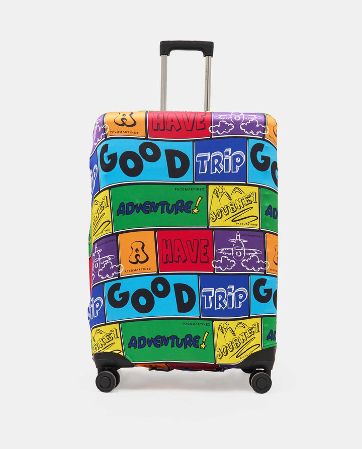 FUNDA MALETA GRANDE LADRILLOS