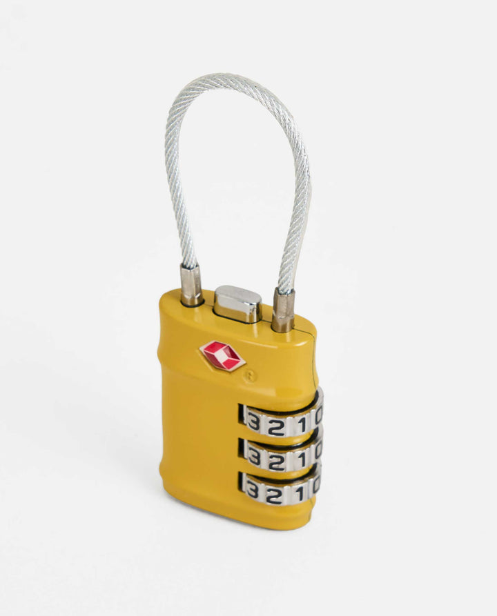 LUCCHETTO CON COMBINAZIONE TSA E CAVETTO