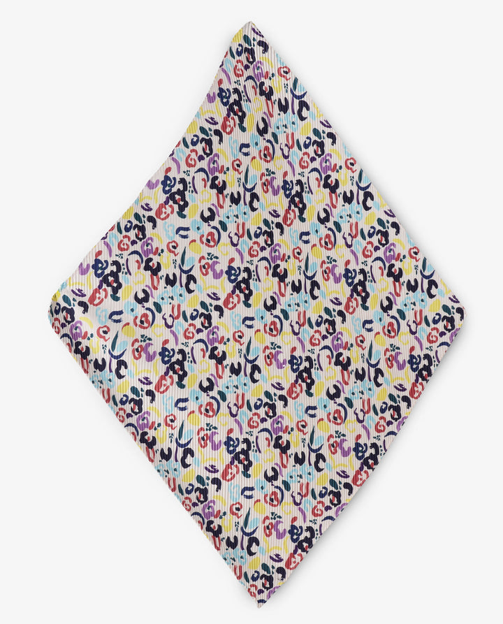 PAÑUELO PLISADO MULTICOLOR