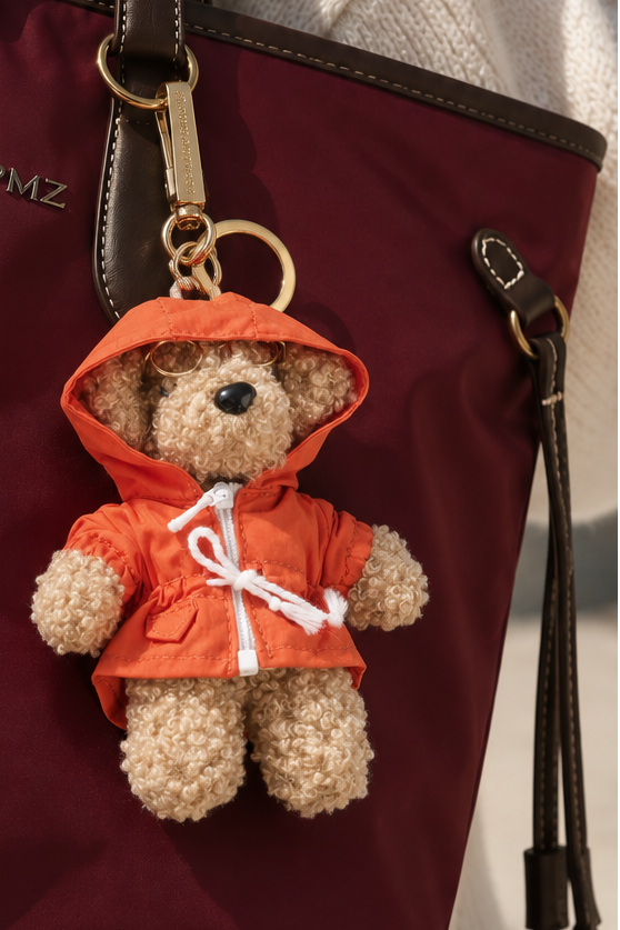 DOG RAINCOAT KEYRING