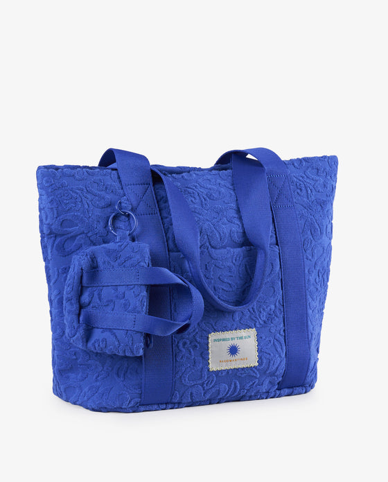 SHOULDER AZUL ESTAMPADO