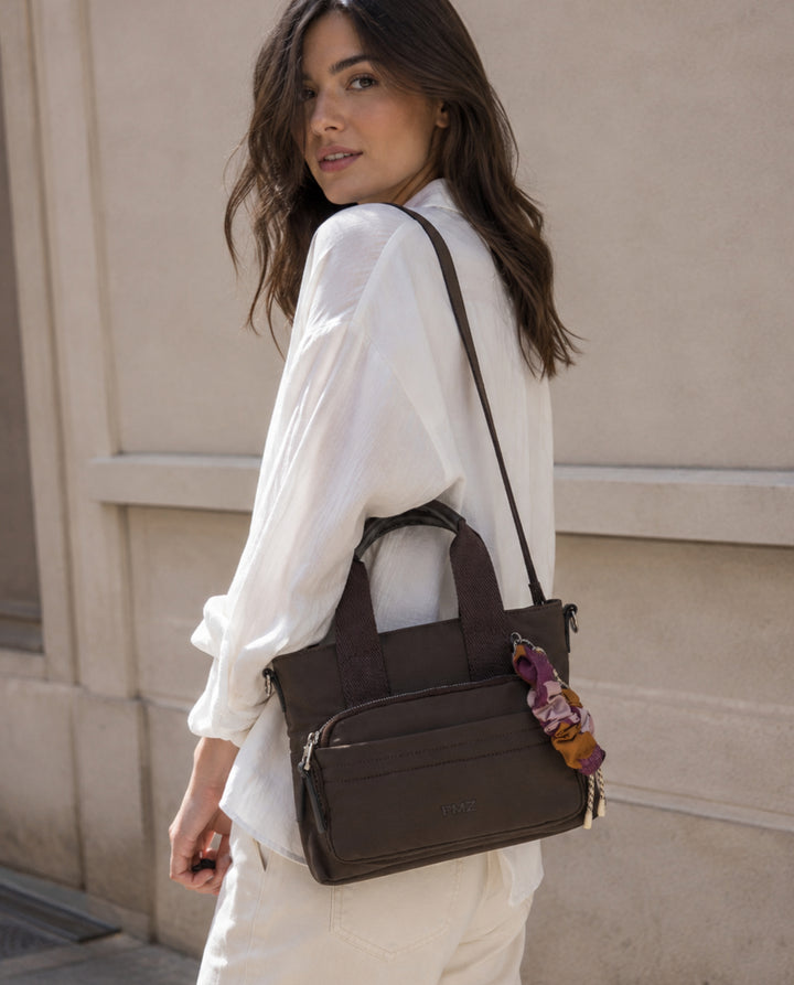 TOTE CASUAL MARRÓN