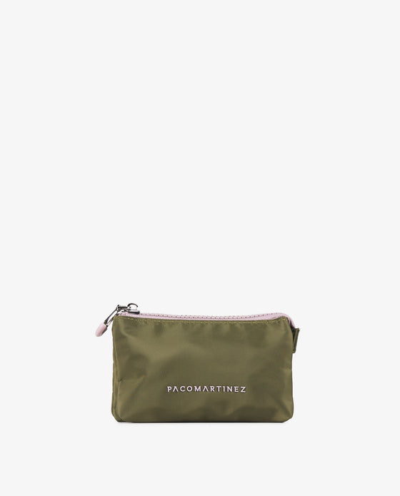 MONEDERO NYLON KAKI