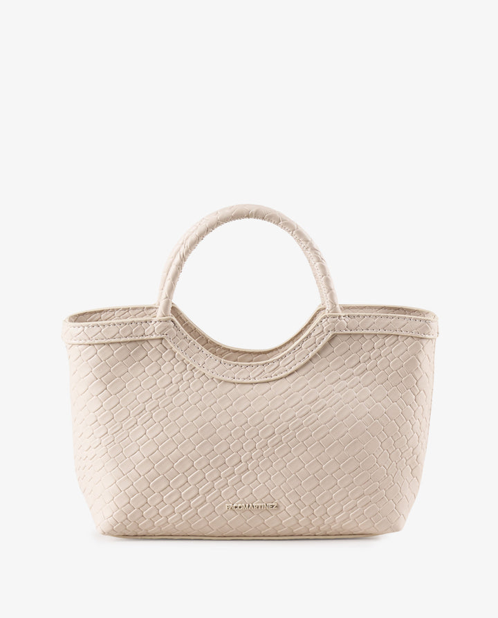TOTE GEFLOCHTEN BEIGE