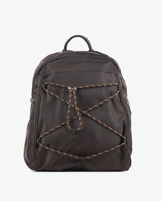 MOCHILA CUERDAS MARRÓN