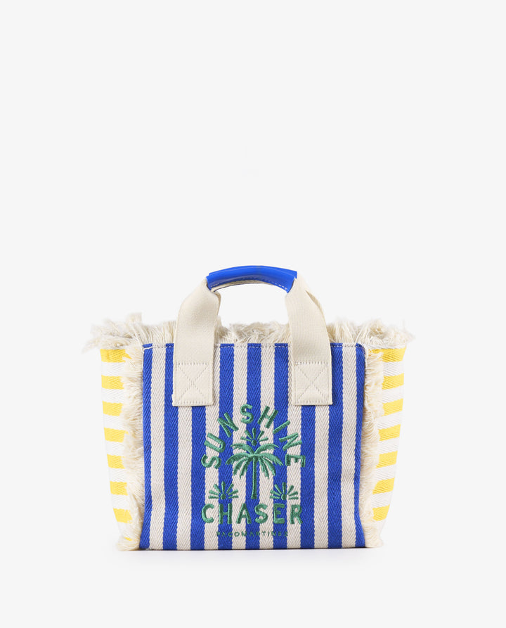 BOLSO RAYAS AZUL