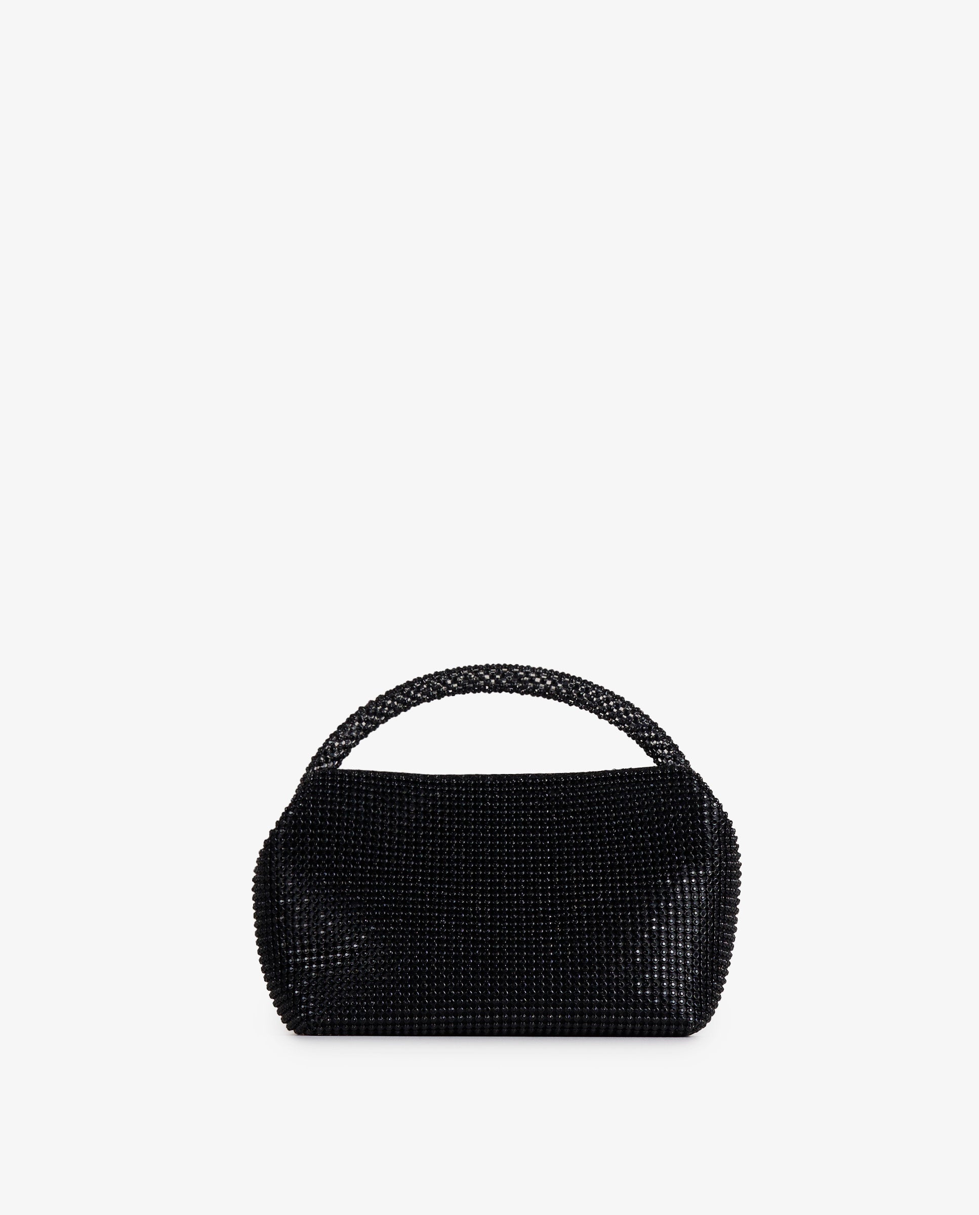 CLUTCH STRASS NOIR