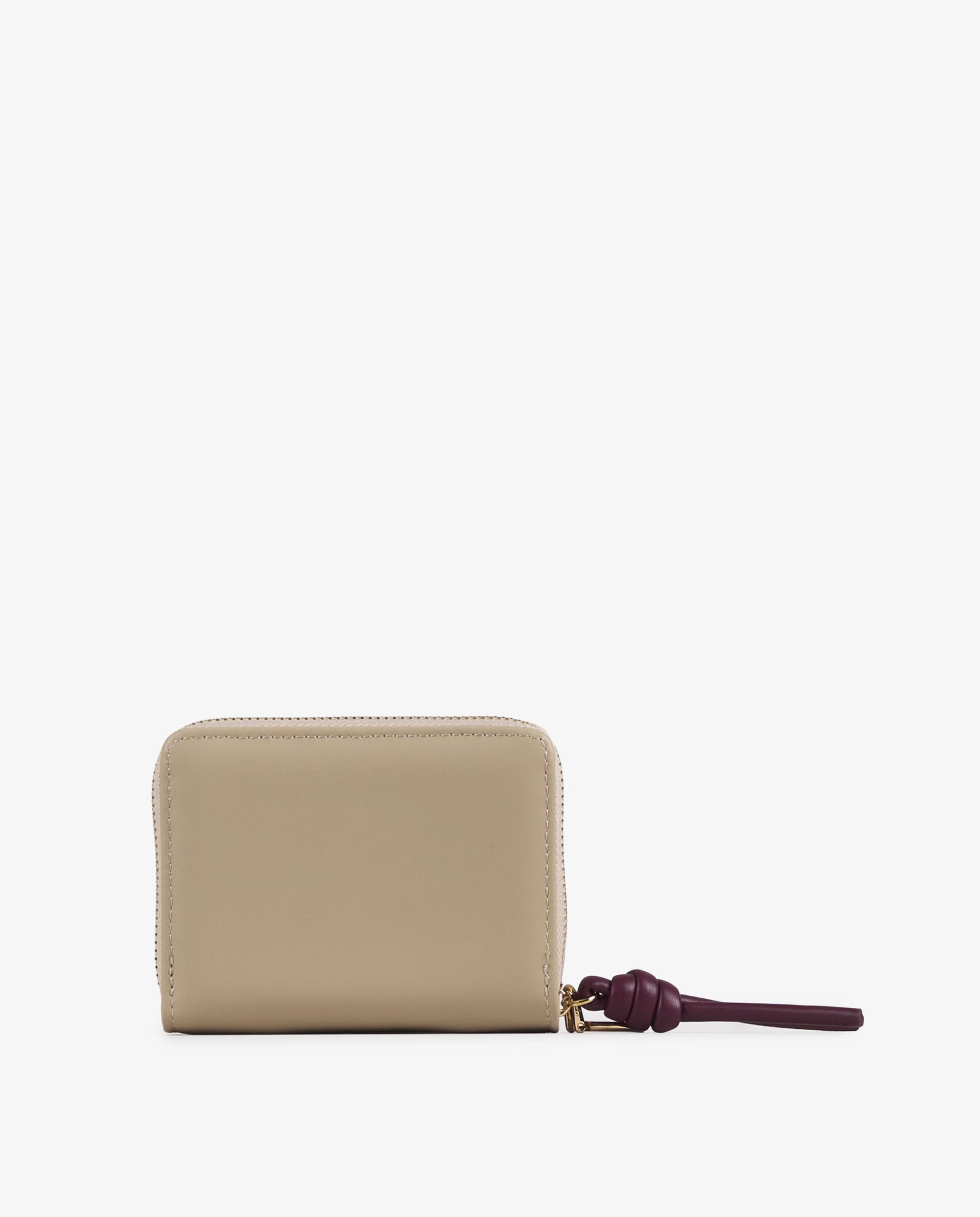 BILLETERA NUDO BEIGE
