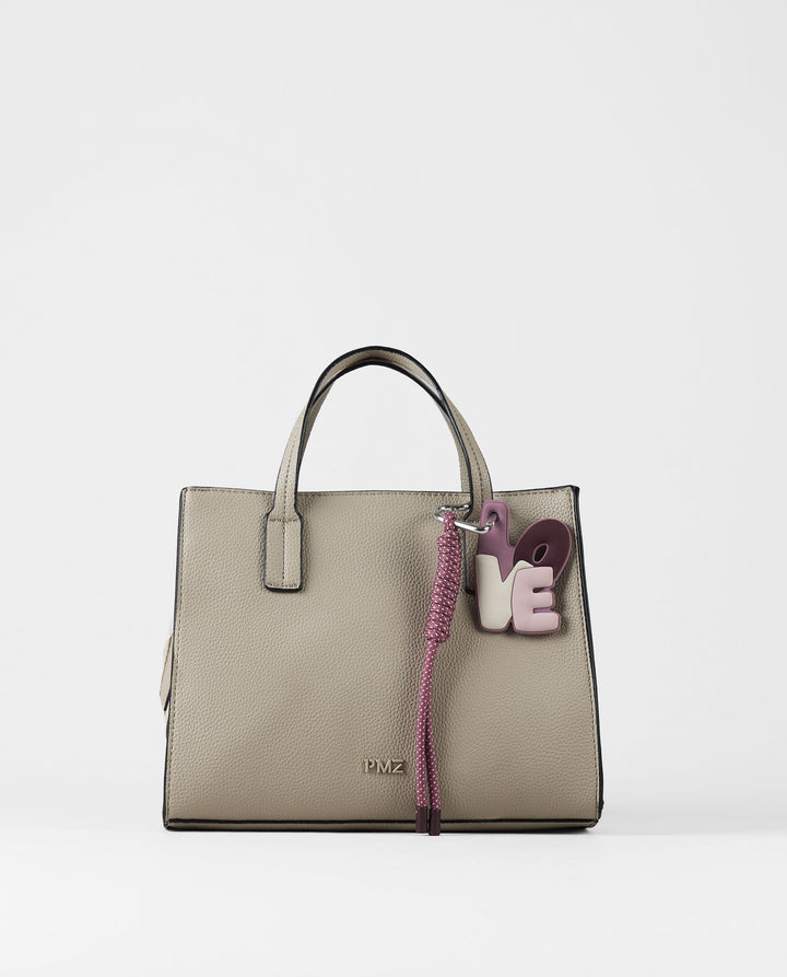 TOTE HANGER LOVE BEIGE