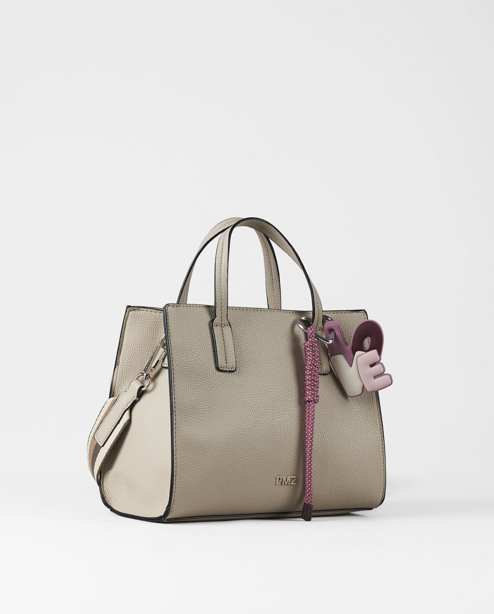 TOTE HANGER LOVE BEIGE