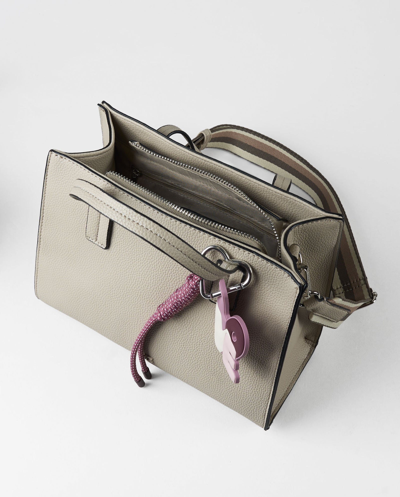 TOTE HANGER LOVE BEIGE