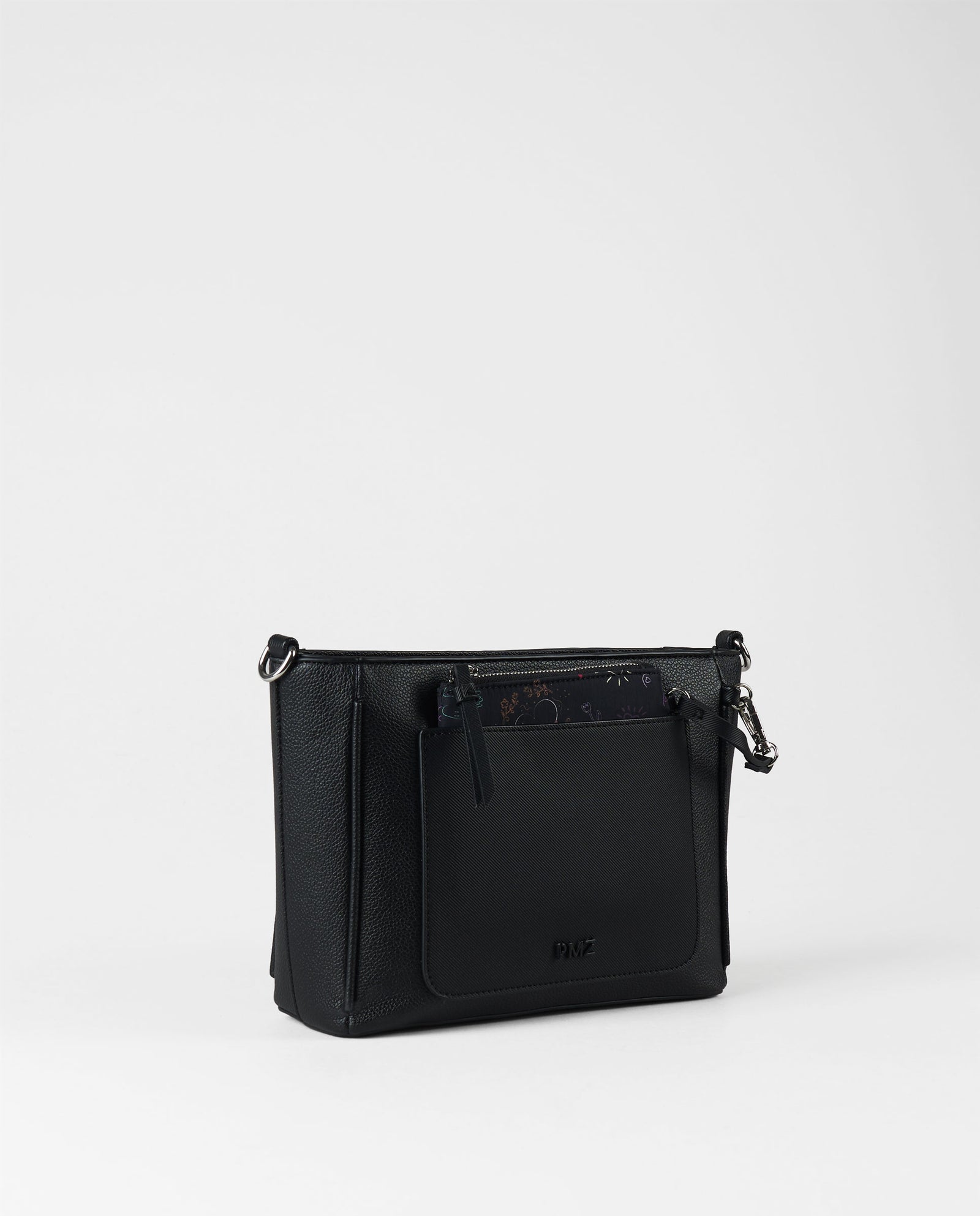 BANDOLERA HANGER MONEDERO NEGRO