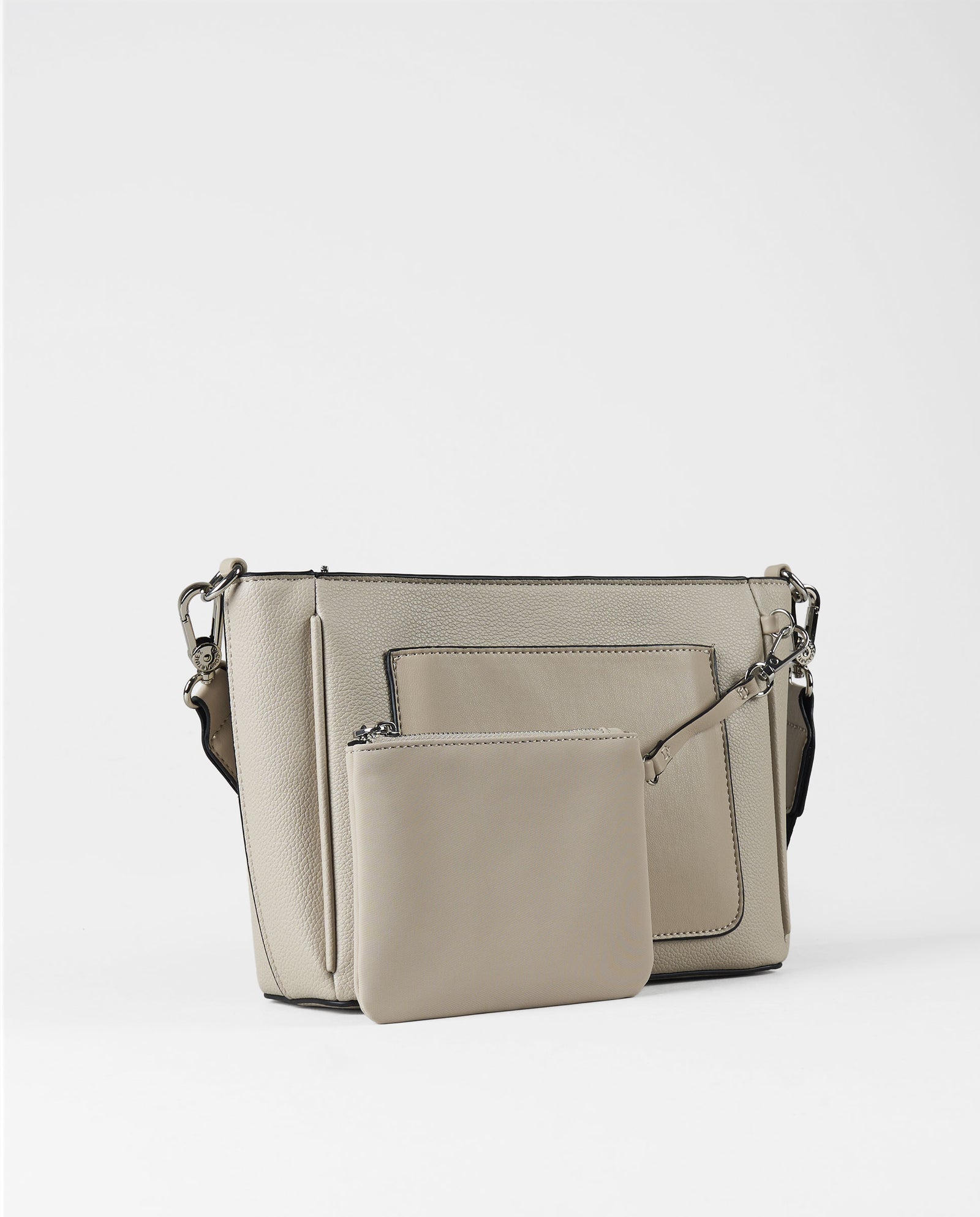BANDOLERA HANGER MONEDERO BEIGE