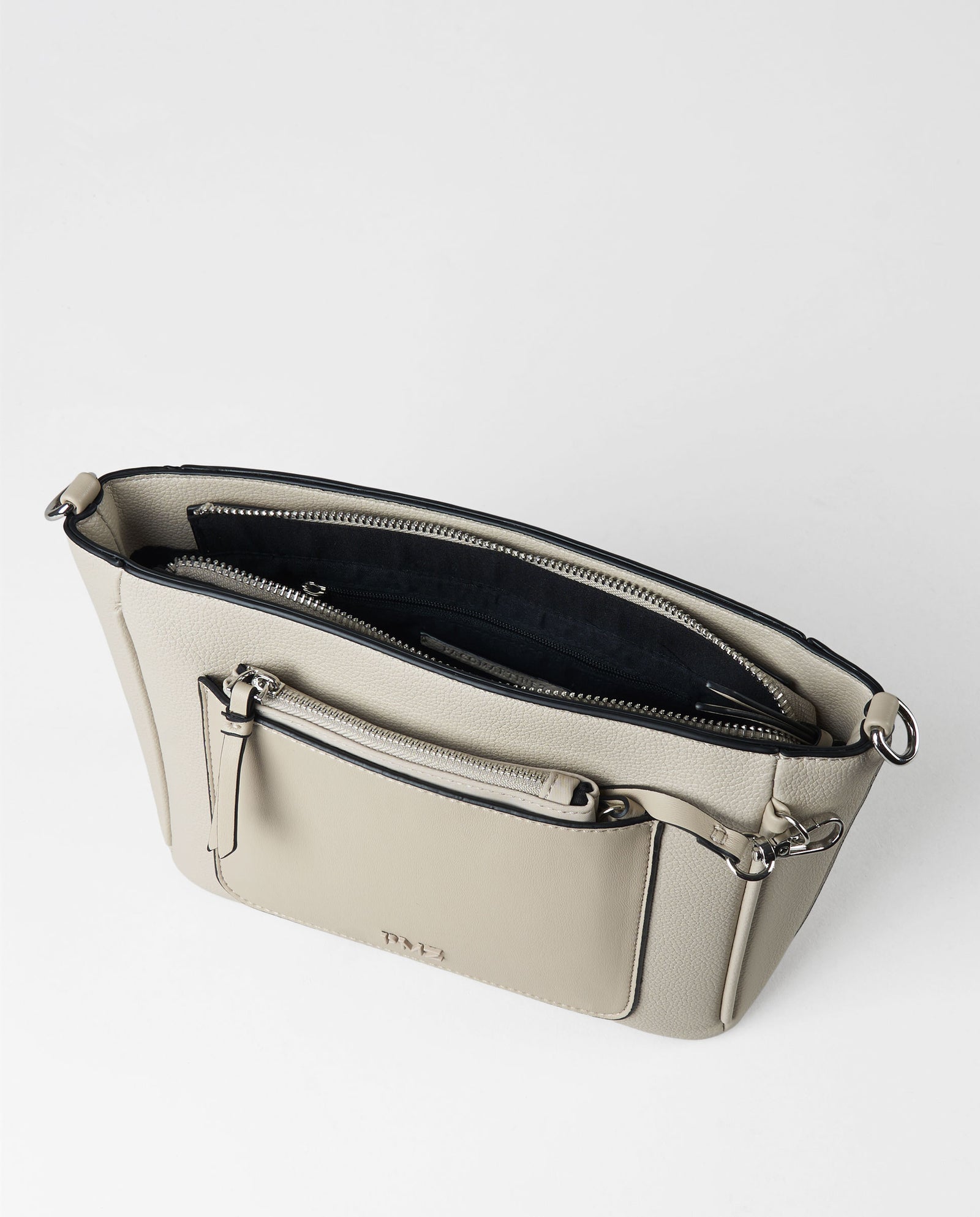 BANDOLERA HANGER MONEDERO BEIGE