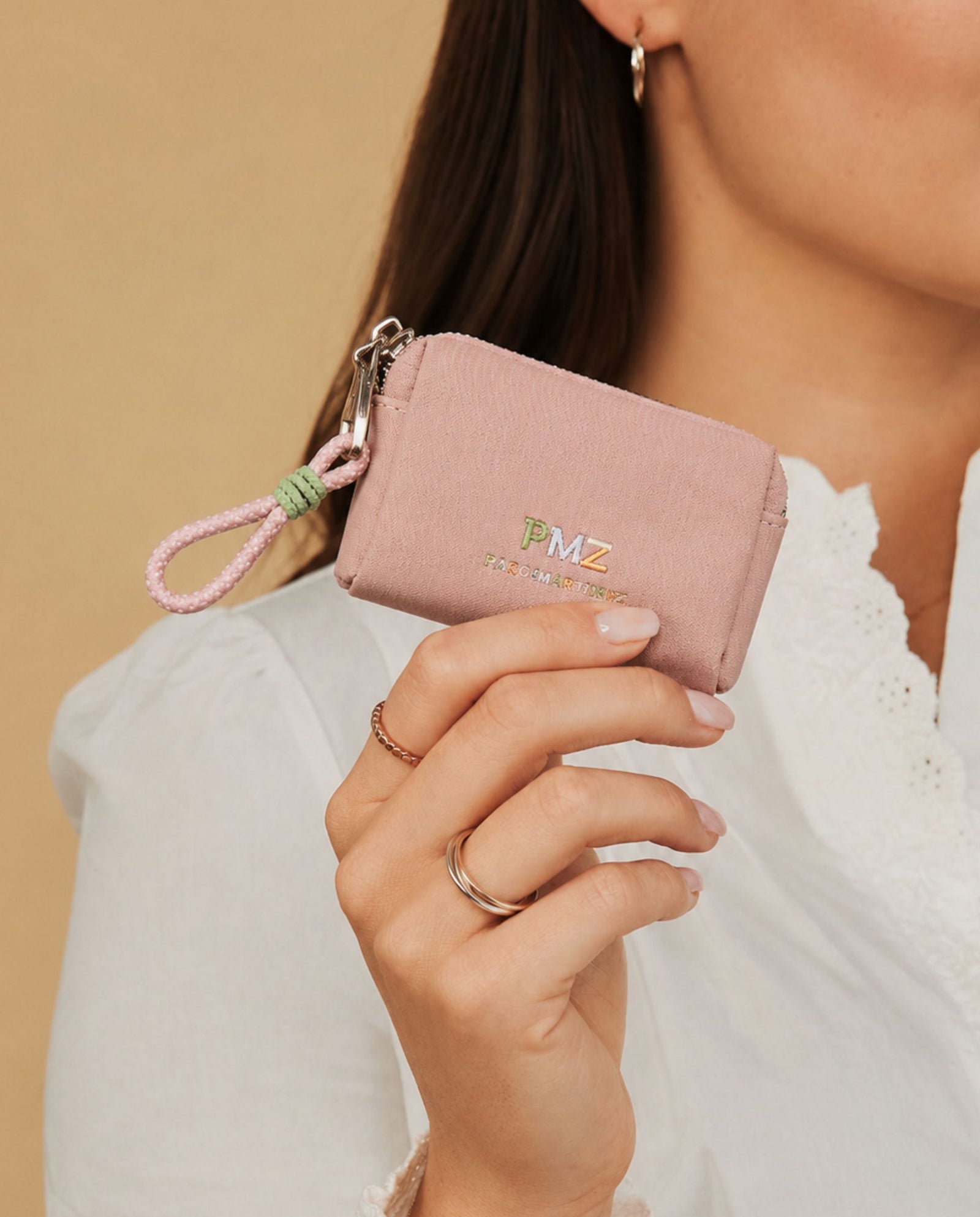 MONEDERO ENGOMADO ROSA
