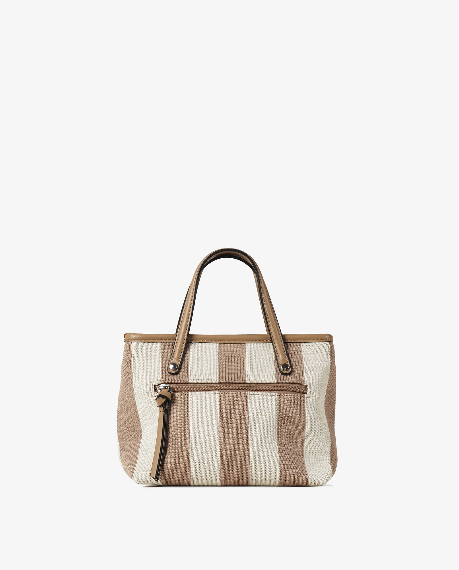 TOTE RAYAS BEIGE