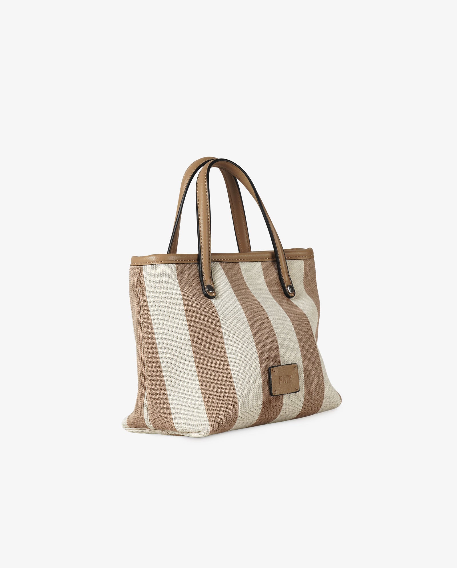 TOTE RAYAS BEIGE