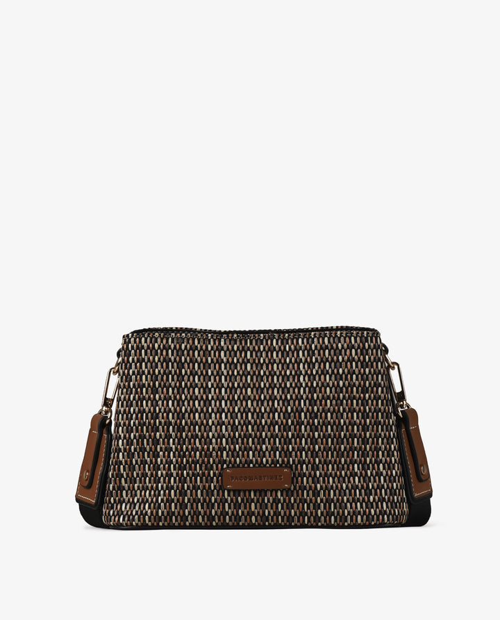 BANDOLERA RAFIA BLACK