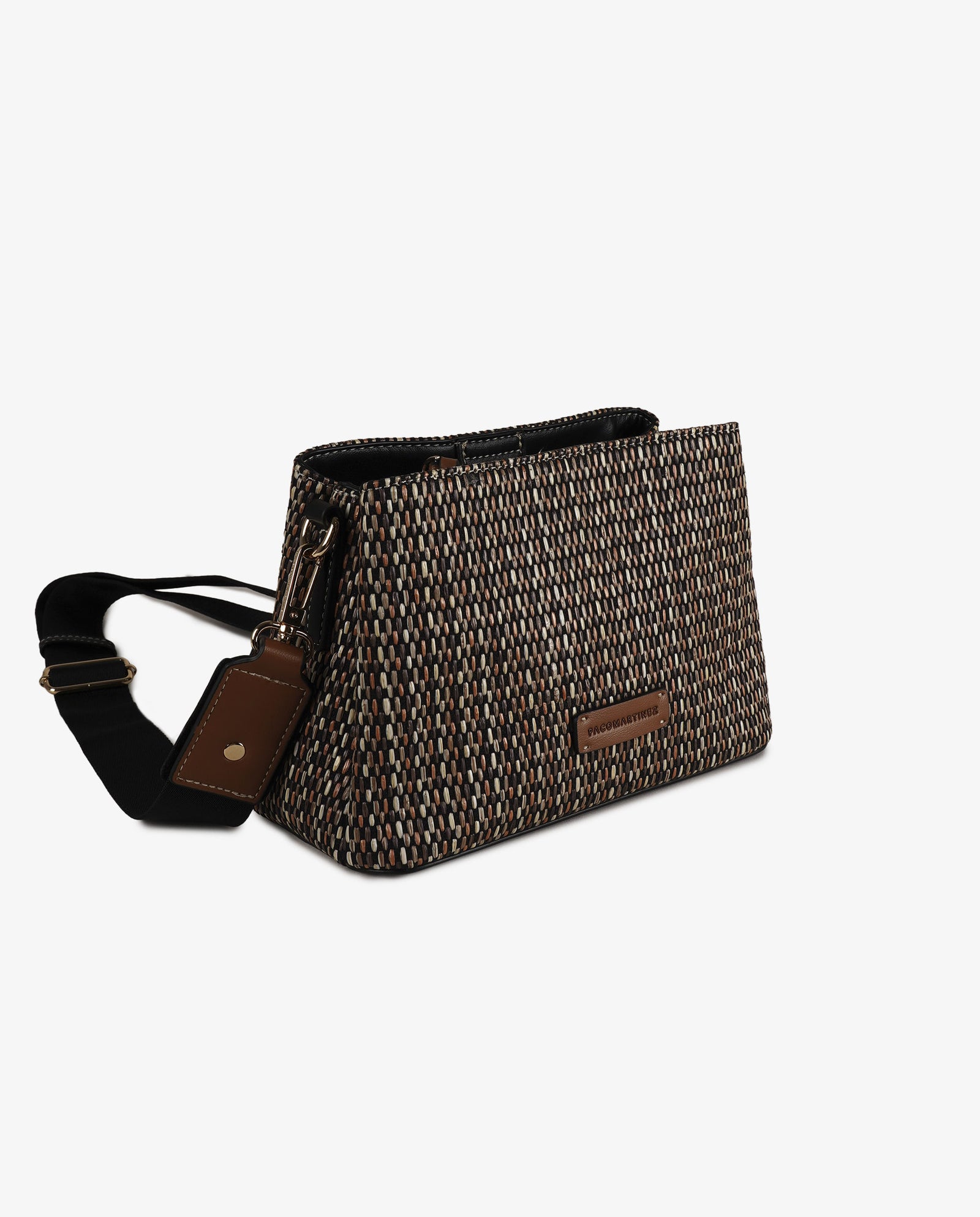 BANDOLERA RAFIA BLACK