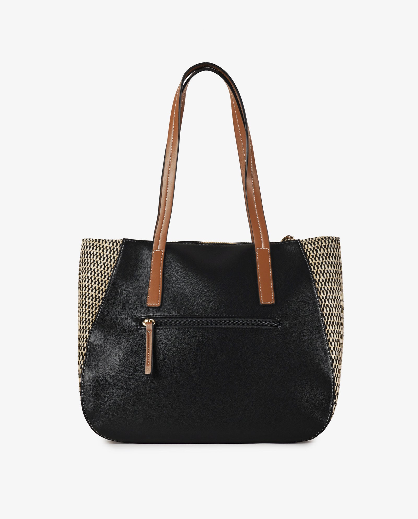 SHOULDER RAFIA BLACK