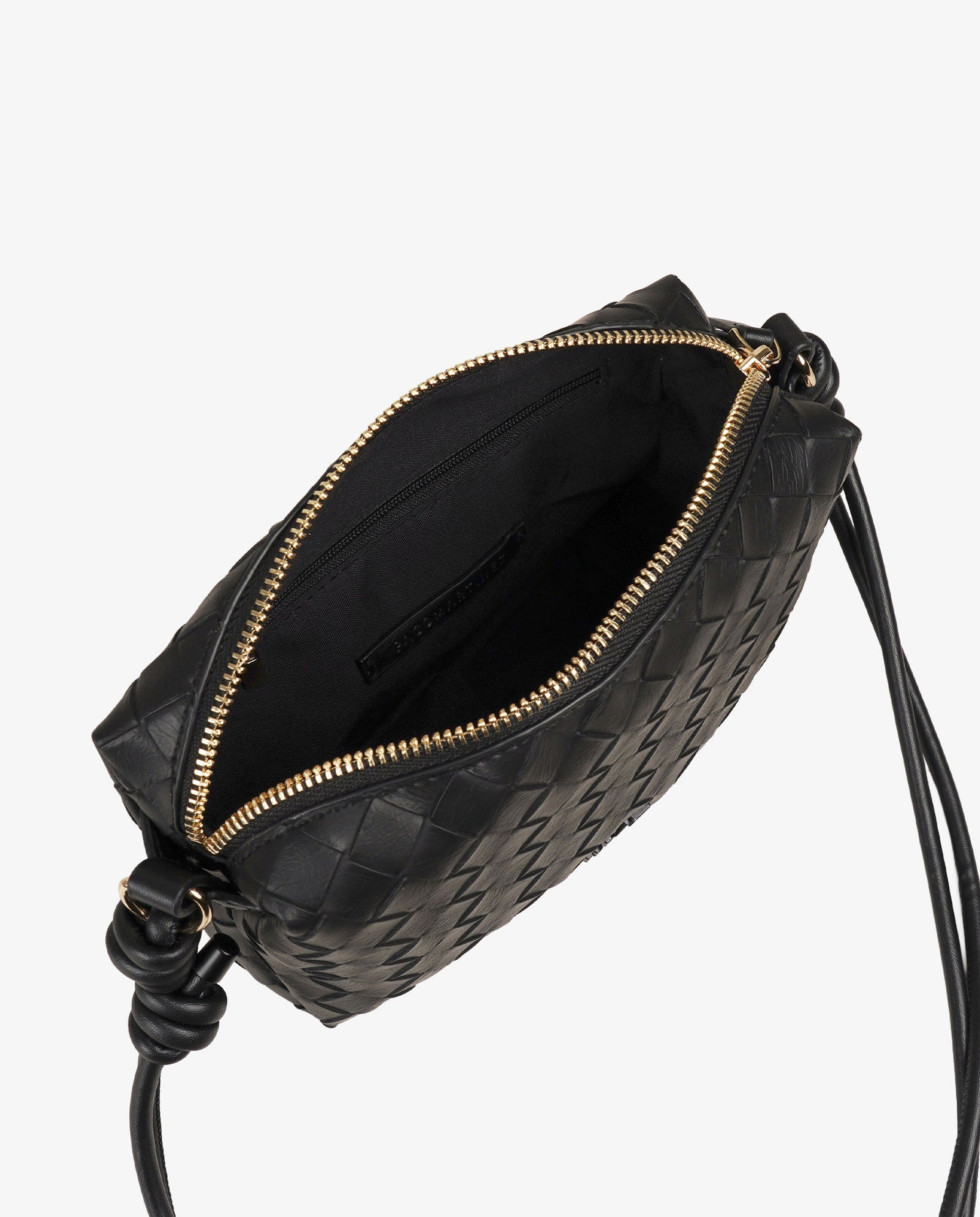 BANDOLERA TRENZADA NEGRA
