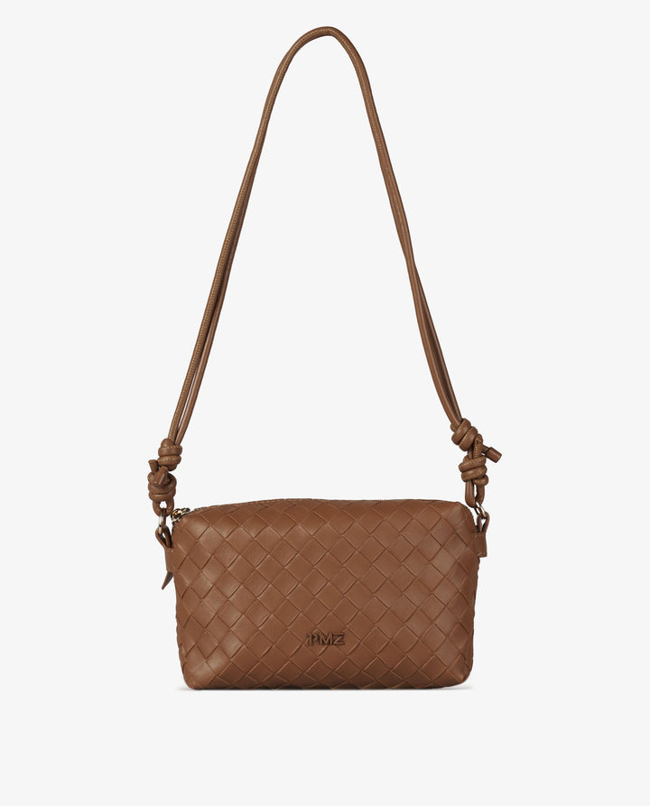 BANDOLERA TRENZADA CAMEL