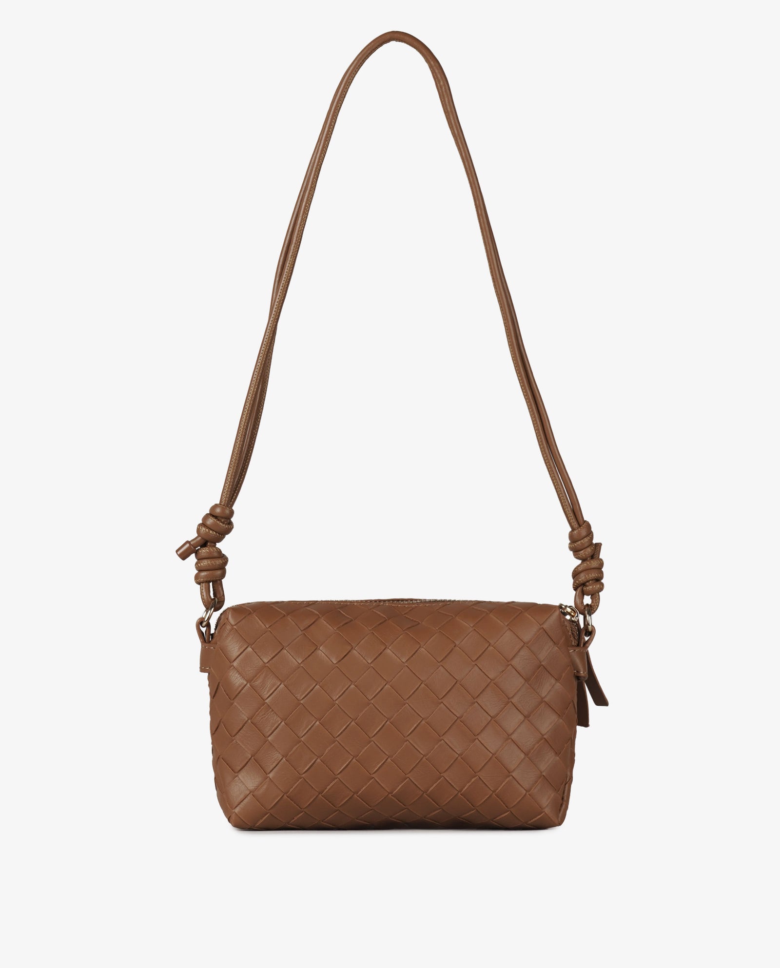 BANDOLERA TRENZADA CAMEL