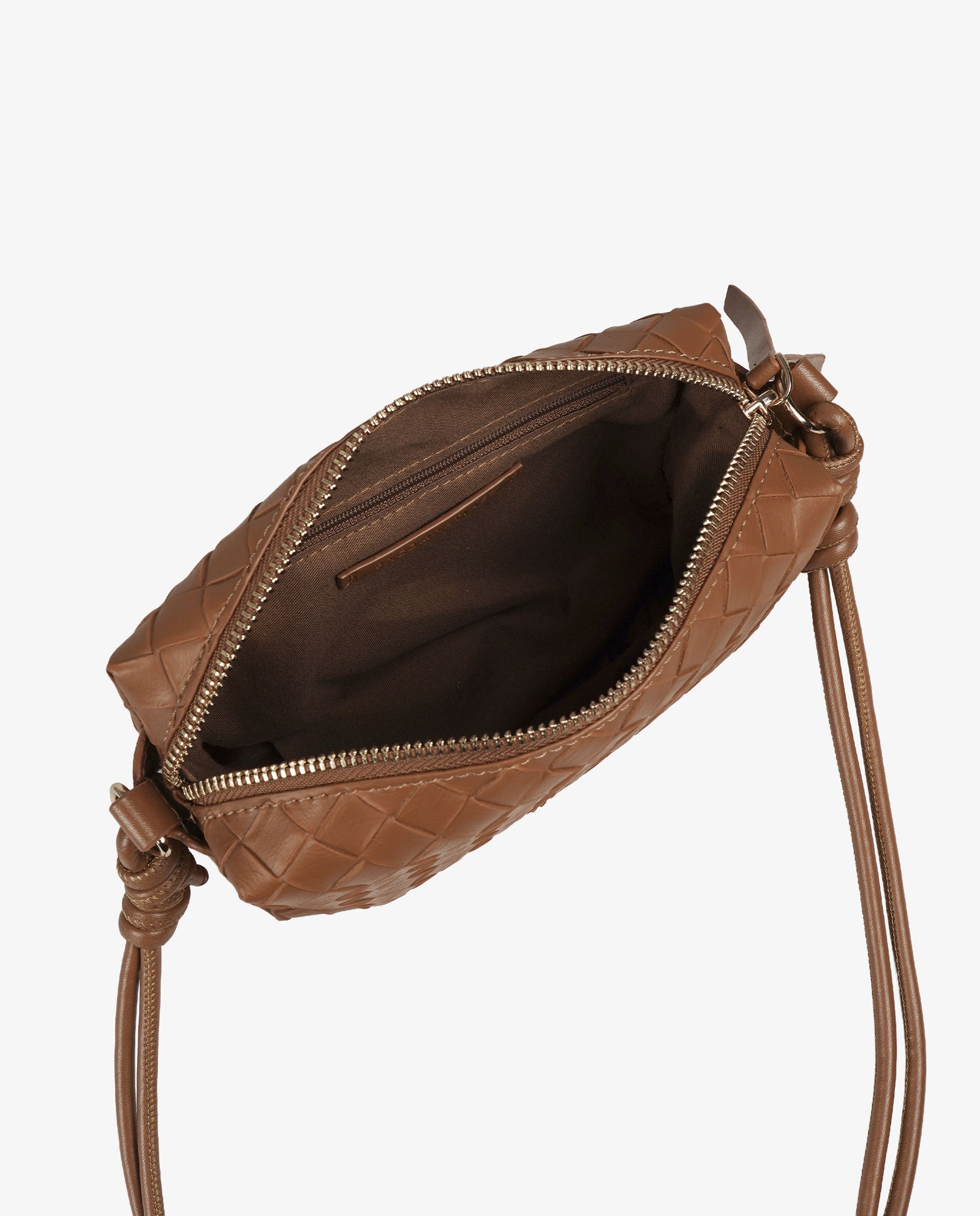 BANDOLERA TRENZADA CAMEL