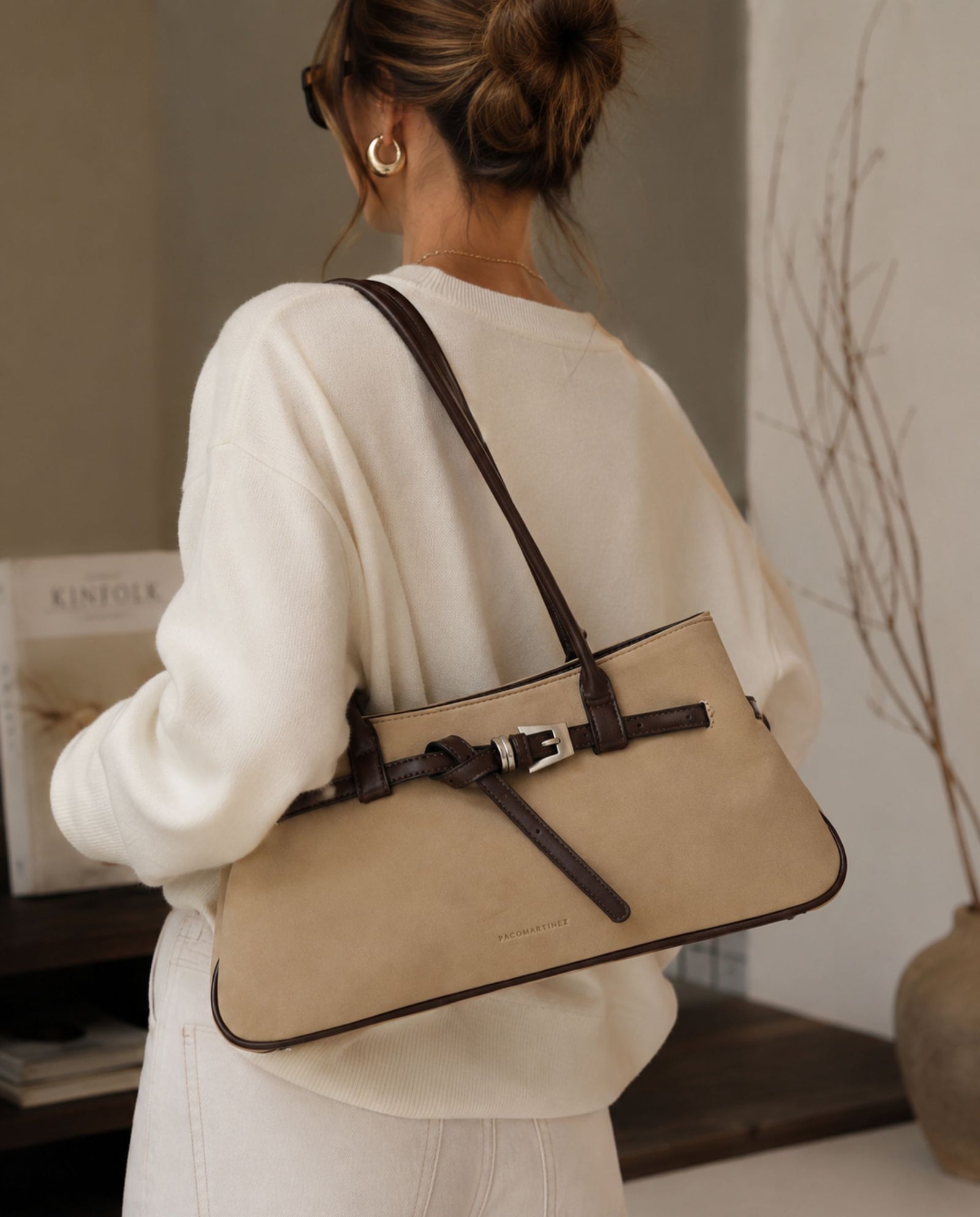 SHOULDER NOBUCK BEIGE