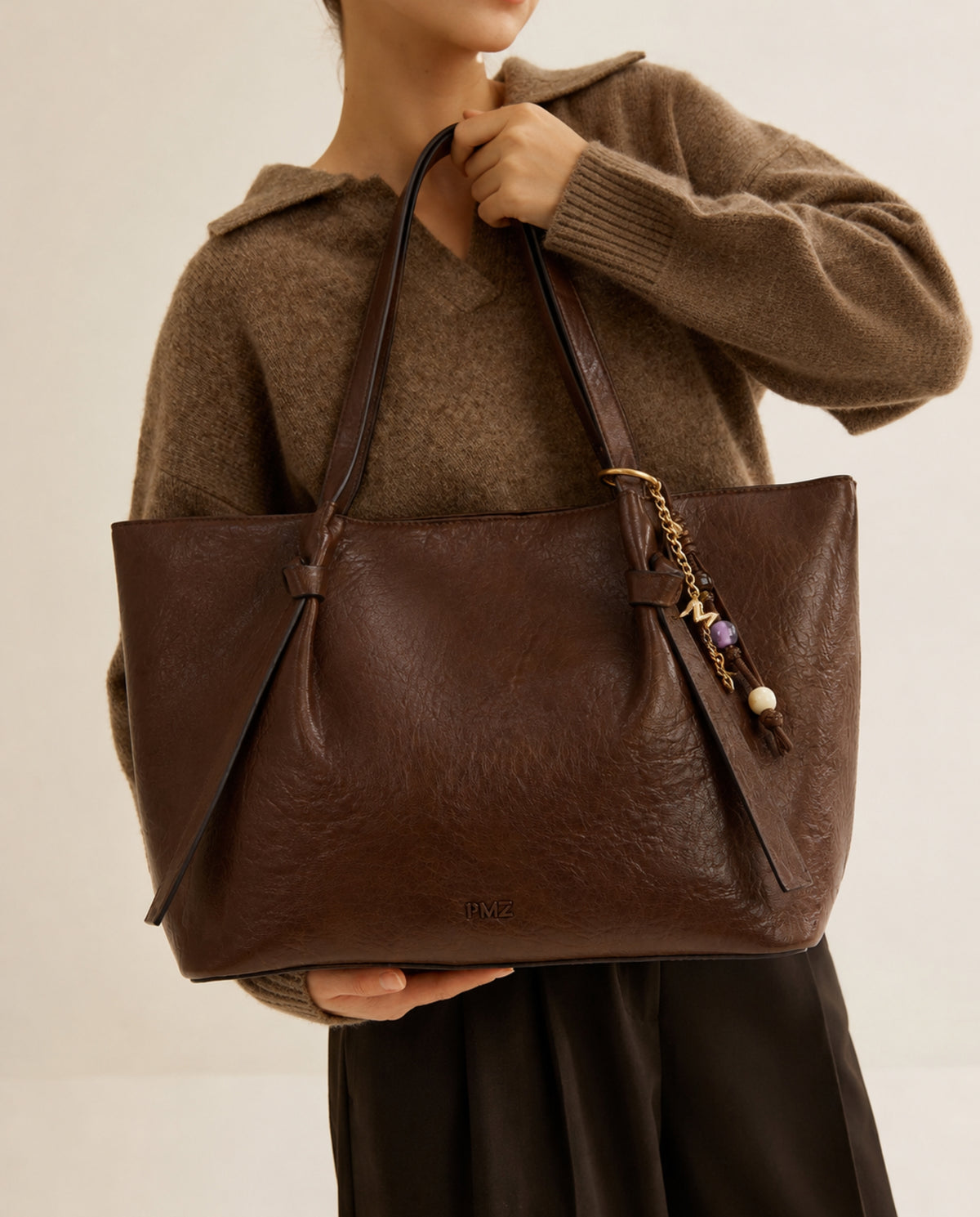 SAC SHOPPER MARRON