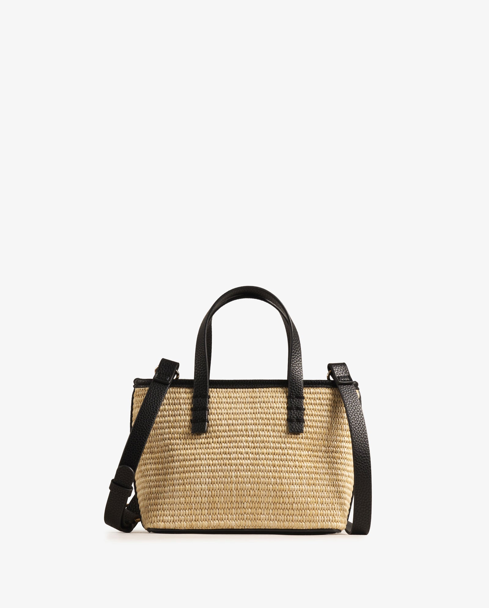 TOTE RAFIA NEGRO