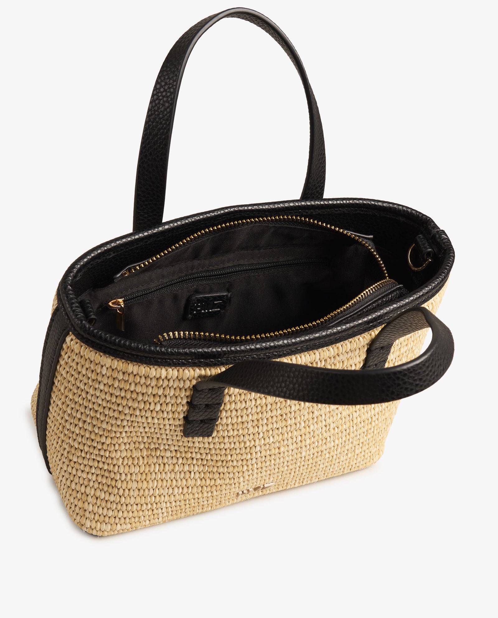 TOTE RAFIA NEGRO