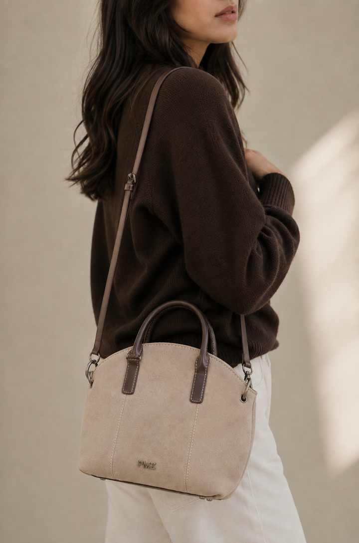 TOTE PIEL BEIGE