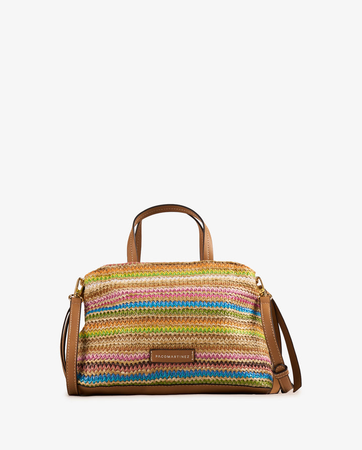 TOTE RAFIA COLORES