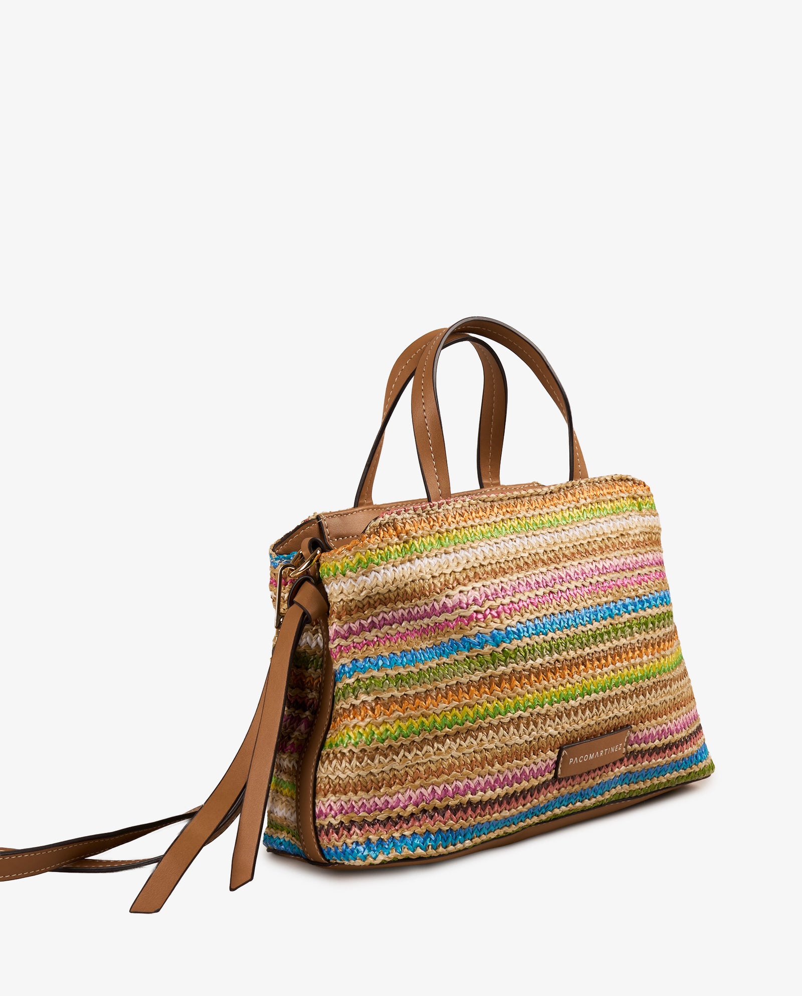 TOTE RAFIA COLORES