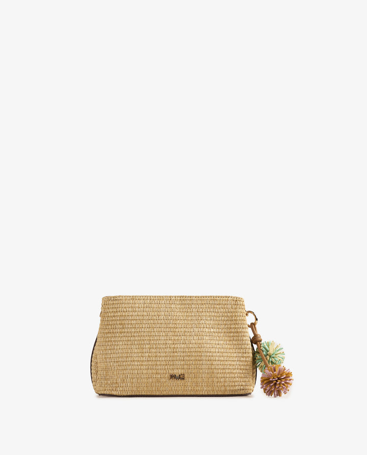 BANDOLERA RAFIA BEIGE