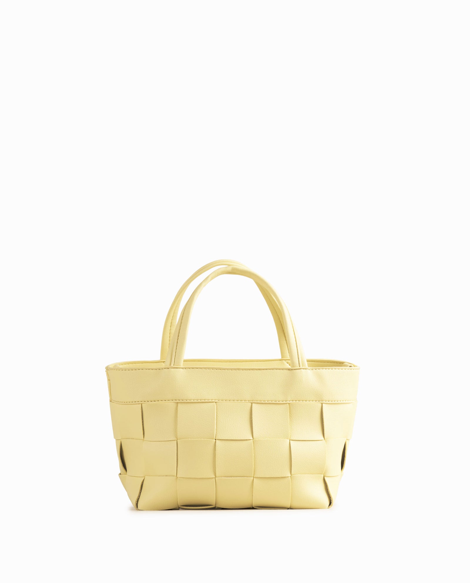 TOTE TRENZADO AMARILLO