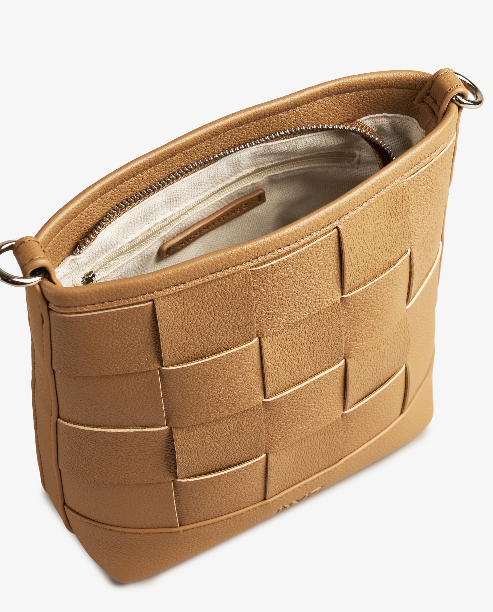 BANDOLERA TRENZADA CAMEL