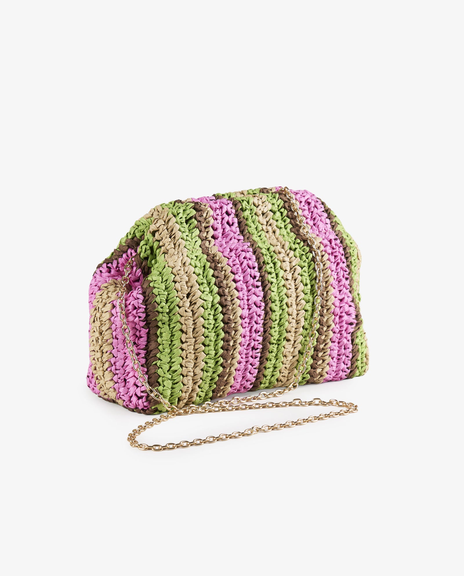 CLUTCH RAYAS FUCSIA