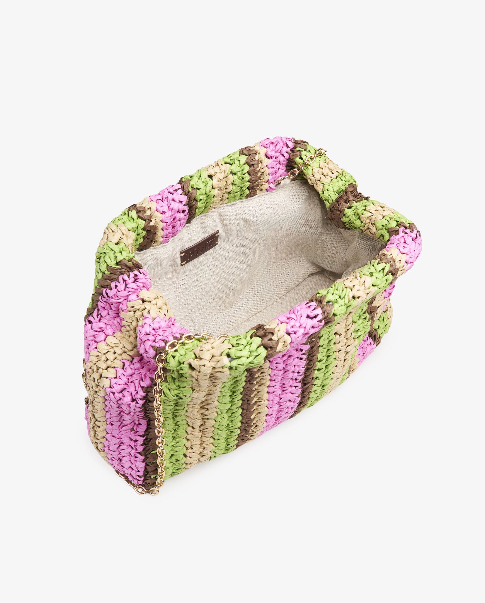 CLUTCH RAYAS FUCSIA