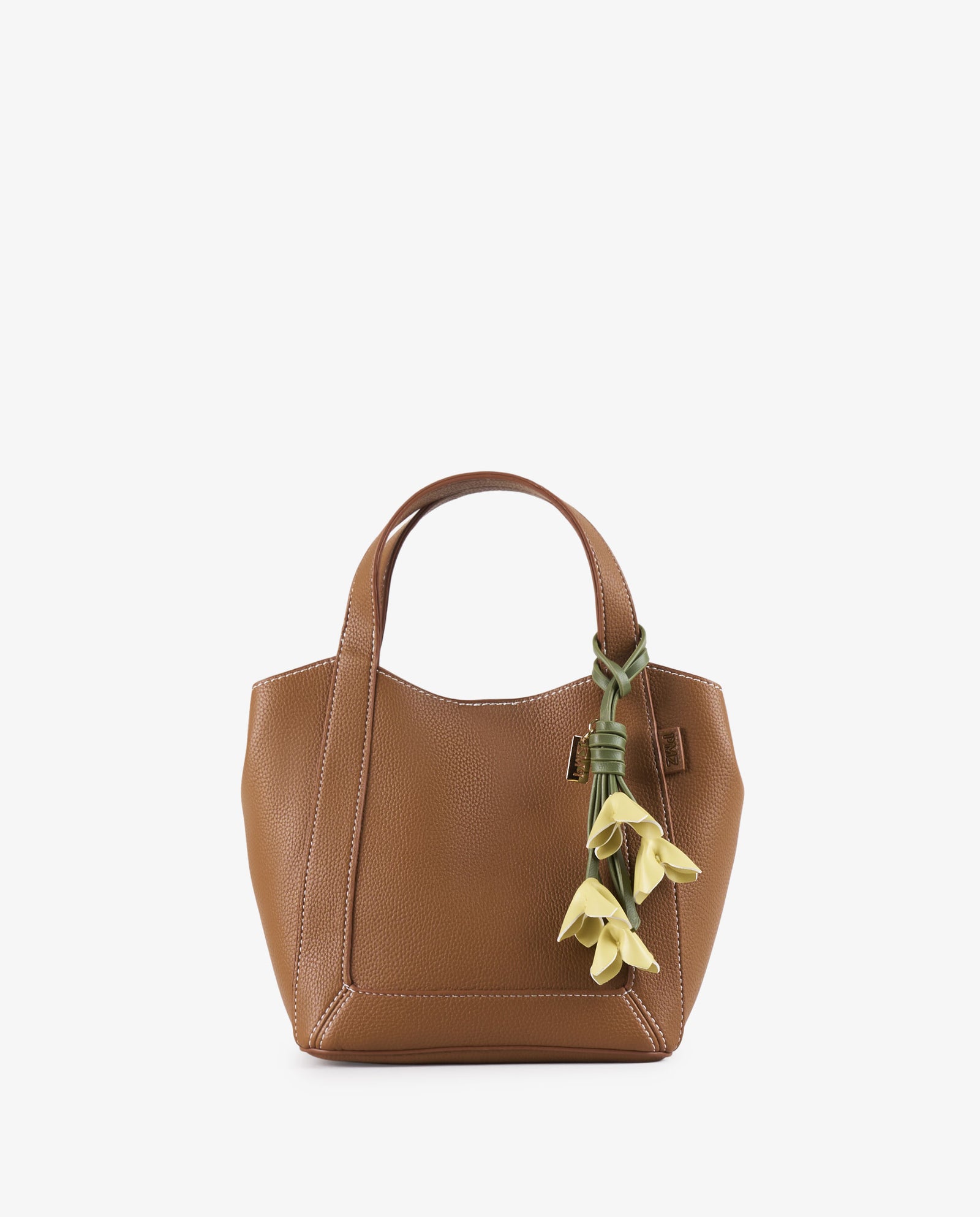 TOTE FLORES CAMEL