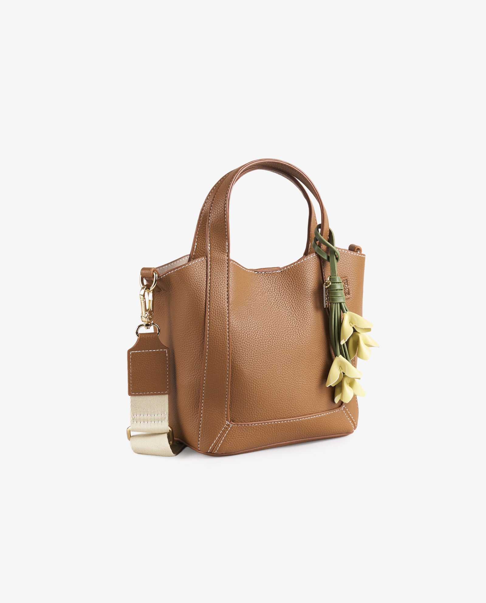TOTE FLORES CAMEL