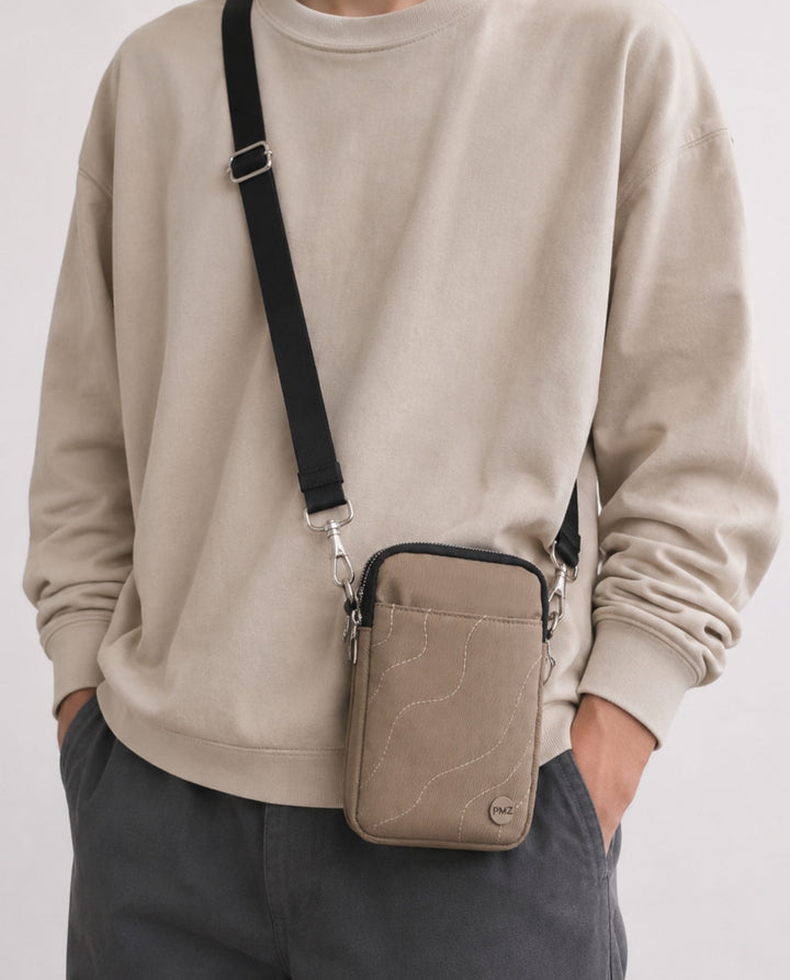 PORTAMOVIL NYLON BEIGE
