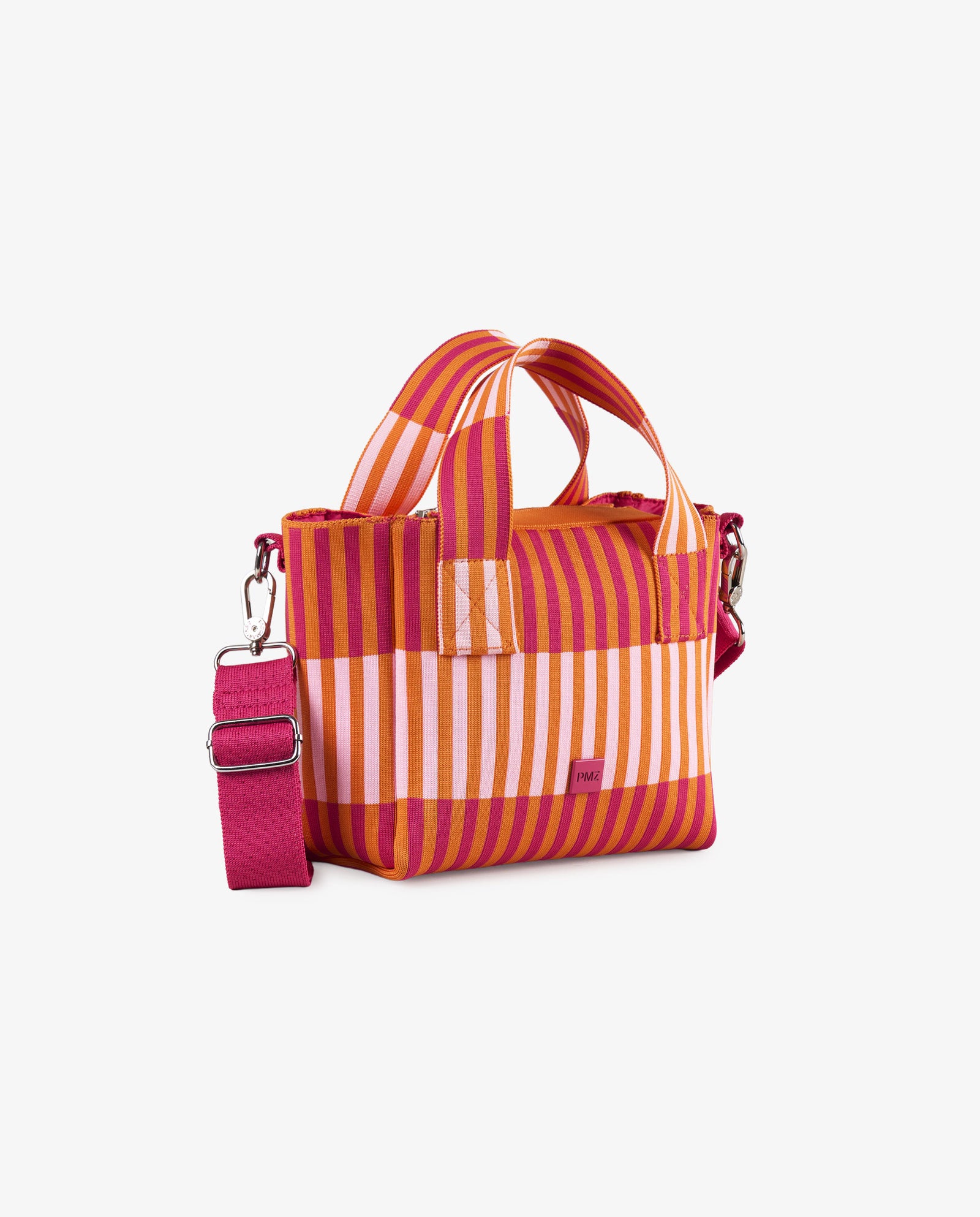 TOTE RAYAS NARANJA