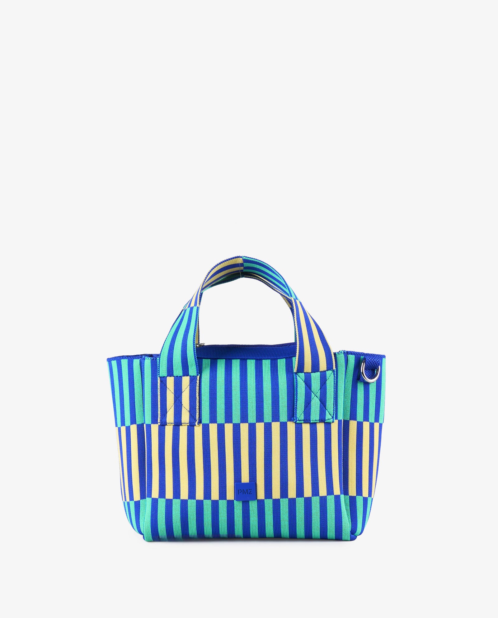 TOTE RAYAS AZUL