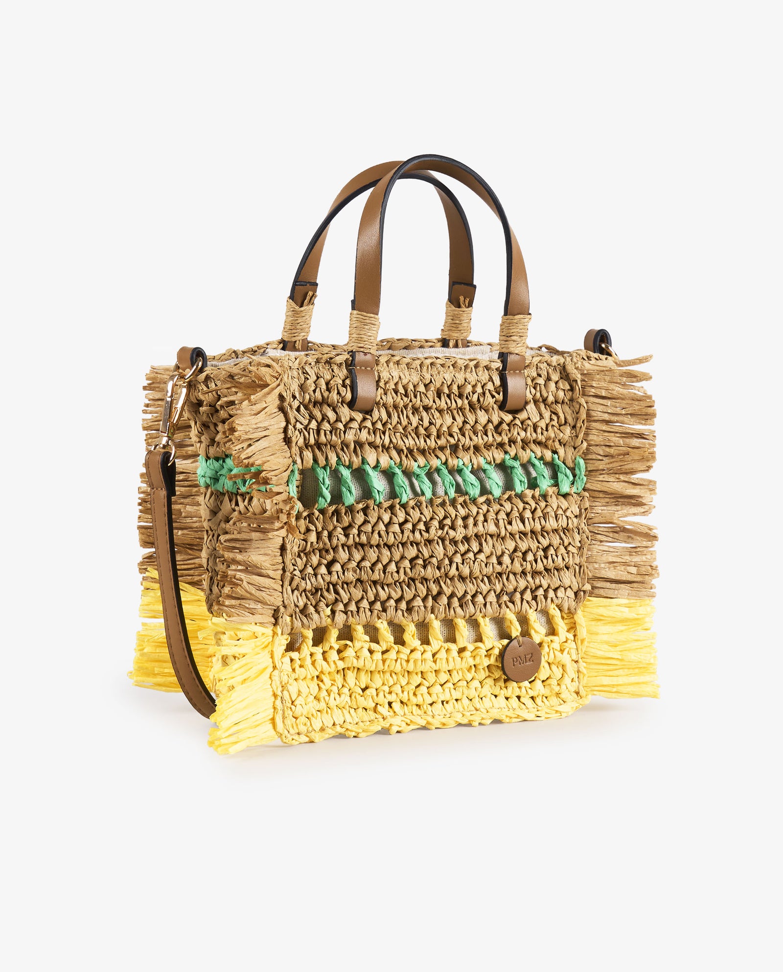 BOLSO RAFIA AMARILLO