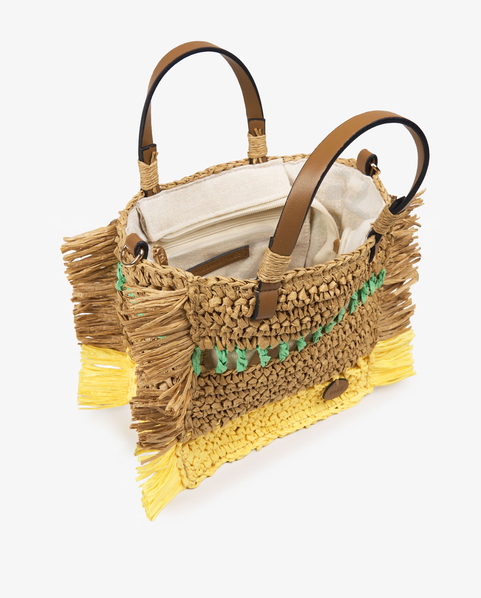 BOLSO RAFIA AMARILLO
