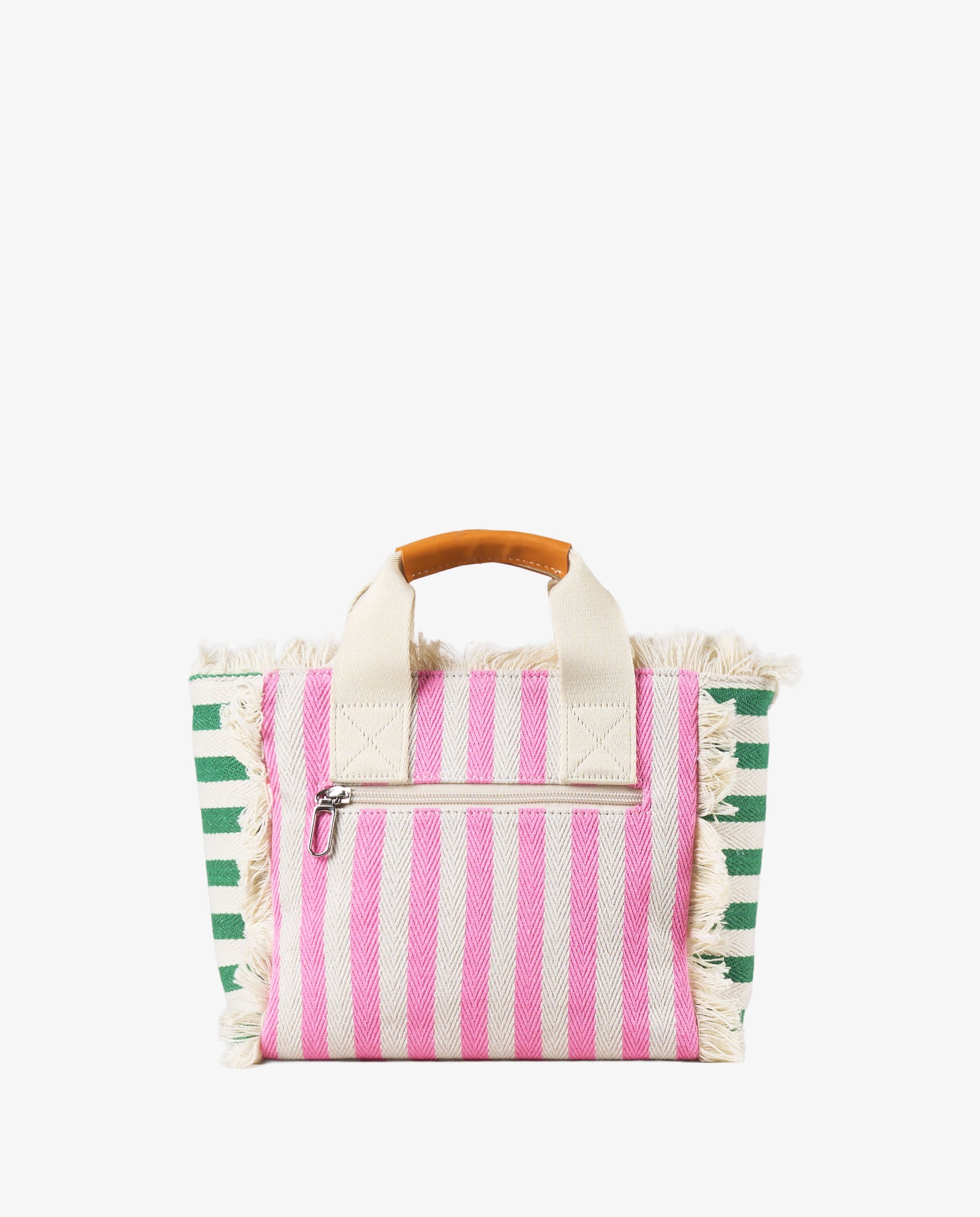 BOLSO RAYAS ROSA
